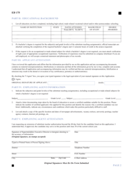 Form ED175 Application for Extension of Substitute Teacher Authorization Beyond the 40-day Limit - Connecticut, Page 2