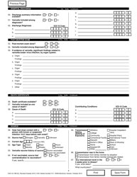 Form CDC53.10B (E) Varicella Death Investigation Worksheet, Page 4