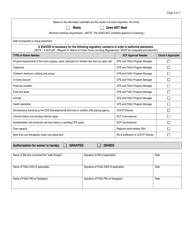 Form DCF-008 Emergency Home Assessment for Child-Specific Placement - Connecticut, Page 5