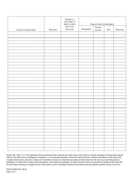 Form FDACS-08025 Request for Permit to Harvest Endangered or Commercially Exploited Plant(S) or Plant Part(S) - Florida, Page 3