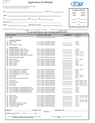 Form BPR AA-4 Application for Refund - Florida, Page 3