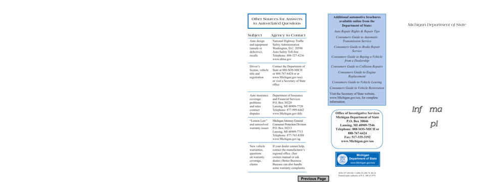 Automotive Complaint - Michigan, Page 5