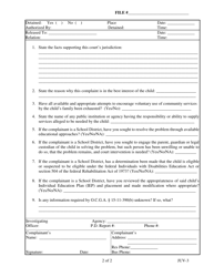 Form JUV-3 Children in Need of Services (Chins) Complaint - Georgia (United States), Page 2