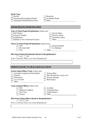 Hcbs Provider Critical Incident Information Form - Colorado, Page 3