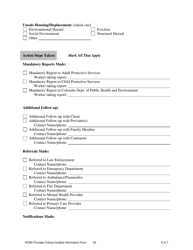 Hcbs Provider Critical Incident Information Form - Colorado, Page 6