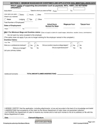 Wage Claim &amp; Minimum Wage Complaint Form - Illinois, Page 5