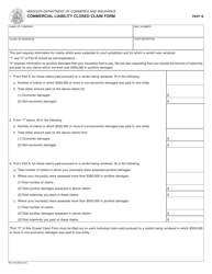 Form MO375-0359 Missouri Commercial Liability Profitability Report - Missouri, Page 4
