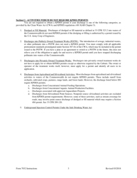 Form 1 (7032) Kentucky Pollution Discharge Elimination System Permit Application - Kentucky, Page 6