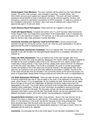 Instructions for Form CD94 Adolescent Family Support Team Guide and Individualized Action Plan Goals - Missouri, Page 2