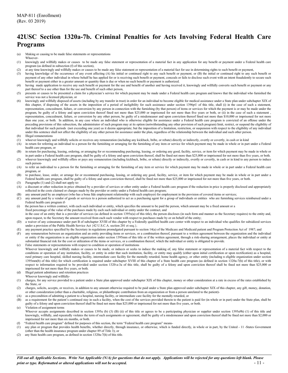 Form MAP-811 Enrollment - Kentucky, Page 14
