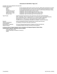 Form BLR09120 Statement of Proposed Road Improvement - Illinois, Page 3