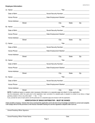 Form BI-158 Bingo Distributor Registration Application - Kansas, Page 3