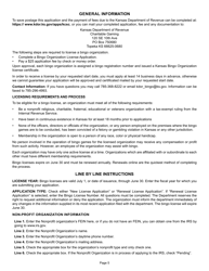 Form BI-60 Bingo Organization License Application - Kansas, Page 5
