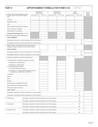 Form K-121 Combined Income Method of Reporting - Kansas, Page 2