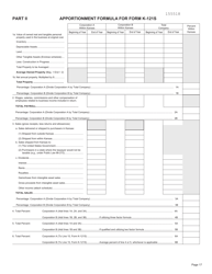 Form K-121S Kansas Small Business Combined Income Method of Reporting - Kansas, Page 2