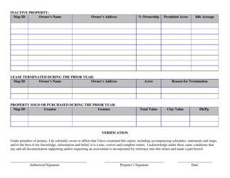 Form 62A384-C Clay Property Tax Return - Kentucky, Page 2