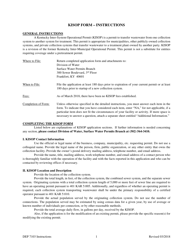 Form KISOP (DEP7103) Kentucky Inter-System Operational Permit - Kentucky, Page 4