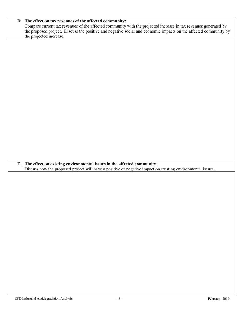 Industrial Antidegradation Analysis - Georgia (United States), Page 8
