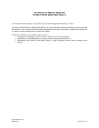 Form TPR (DEP7032-CO) Transfer of Permit Request - Kentucky, Page 2