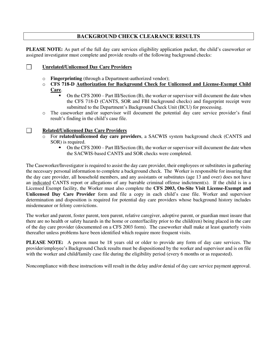 Instructions for Form CFS2000 Day Care Service Eligibility Application - Illinois, Page 5