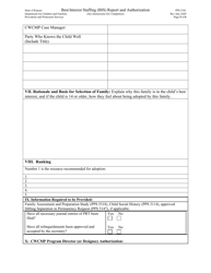 Form PPS5341 Best Interest Staffing (Bis) Report and Authorization - Kansas, Page 5