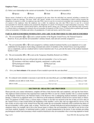 Form WH-385 &quot;Certification for Serious Injury or Illness of a Current Servicemember for Military Caregiver Leave Under the Family and Medical Leave Act&quot;, Page 2
