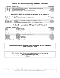 Form MIOSHA-STD-1000 Miosha Standards Order Form - Michigan, Page 5