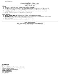 Form MnDOT TP-02264-07 Test Pile Report - Minnesota, Page 2