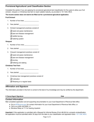 Form AB-3 Agricultural Land Classification Application - Montana, Page 4