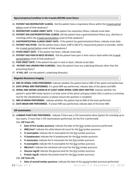 Instructions for Acute Flaccid Myelitis: Patient Summary Form, Page 2