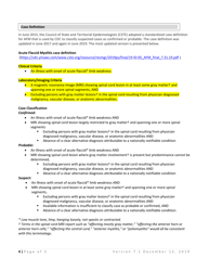 Instructions for Acute Flaccid Myelitis: Patient Summary Form, Page 4