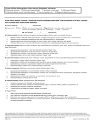 Acute Flaccid Myelitis: Patient Summary Form, Page 2