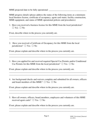Renewal Application Form for Medical Marijuana Establishment (Mme) Provisional Registration Certificates - Nevada, Page 6