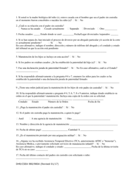 Formulario DHR/CSEA980/980A Solicitud Para Los Servicios De Manutencion - Maryland (Spanish), Page 3