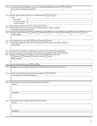 Form SFN50724 Worker Relationship Questionnaire - North Dakota, Page 3