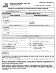 Form FV-237A Request for Audit Services, Page 3