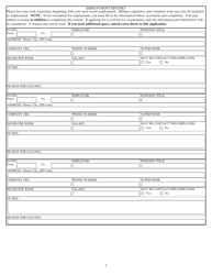 Form GEN-4268 Ohio Civil Service Application for State and County Agencies - Ohio, Page 2