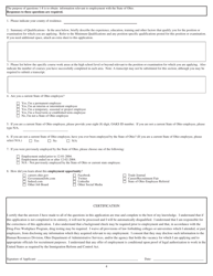 Form GEN-4268 Ohio Civil Service Application for State and County Agencies - Ohio, Page 4