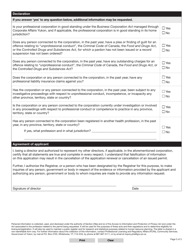 Form YG5057 Professional Corporation Renewal Application - Yukon, Canada, Page 3
