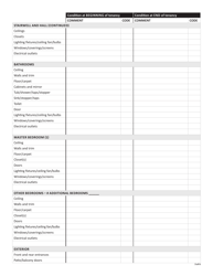 Form YG6032 Condition Inspection Report Template for Landlords and Tenants - Yukon, Canada, Page 3