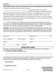 Form NHJB-2164-PE Motion and License to Sell Real Estate or Personal Property in Guardianship or Conservatorship - New Hampshire, Page 2