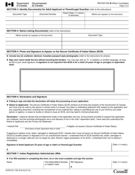 Form INTER83-172E Secure Certificate of Indian Status (Scis) Application for Already Registered Persons - Canada, Page 2