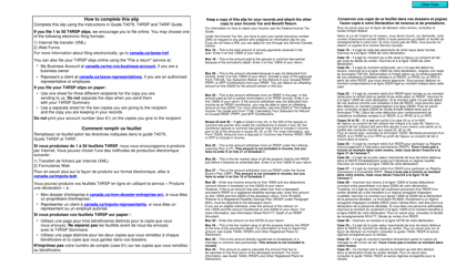 Form T4RSP Statement of Rrsp Income - Canada (English/French), Page 2