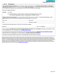 Form RC7259X Cancel Business Consent or Delegated Authority for Certain Selected Listed Financial Institutions - Canada, Page 2