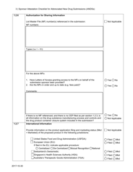 &quot;Sponsor Attestation Checklist for Abbreviated New Drug Submissions (Andss)&quot; - Canada, Page 3
