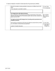 &quot;Sponsor Attestation Checklist for Abbreviated New Drug Submissions (Andss)&quot; - Canada, Page 9