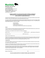 Deaf and Hard of Hearing Services Team - Referral Form - Manitoba, Canada, Page 2