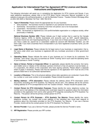 Application for International Fuel Tax Agreement (Ifta) Licence and Decals - Manitoba, Canada, Page 3