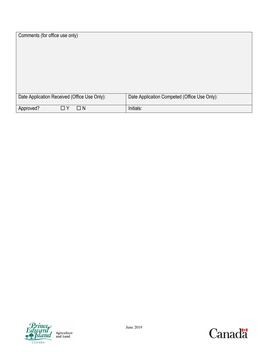 Future Farmer Program Training Approval Request - Prince Edward Island, Canada, Page 4