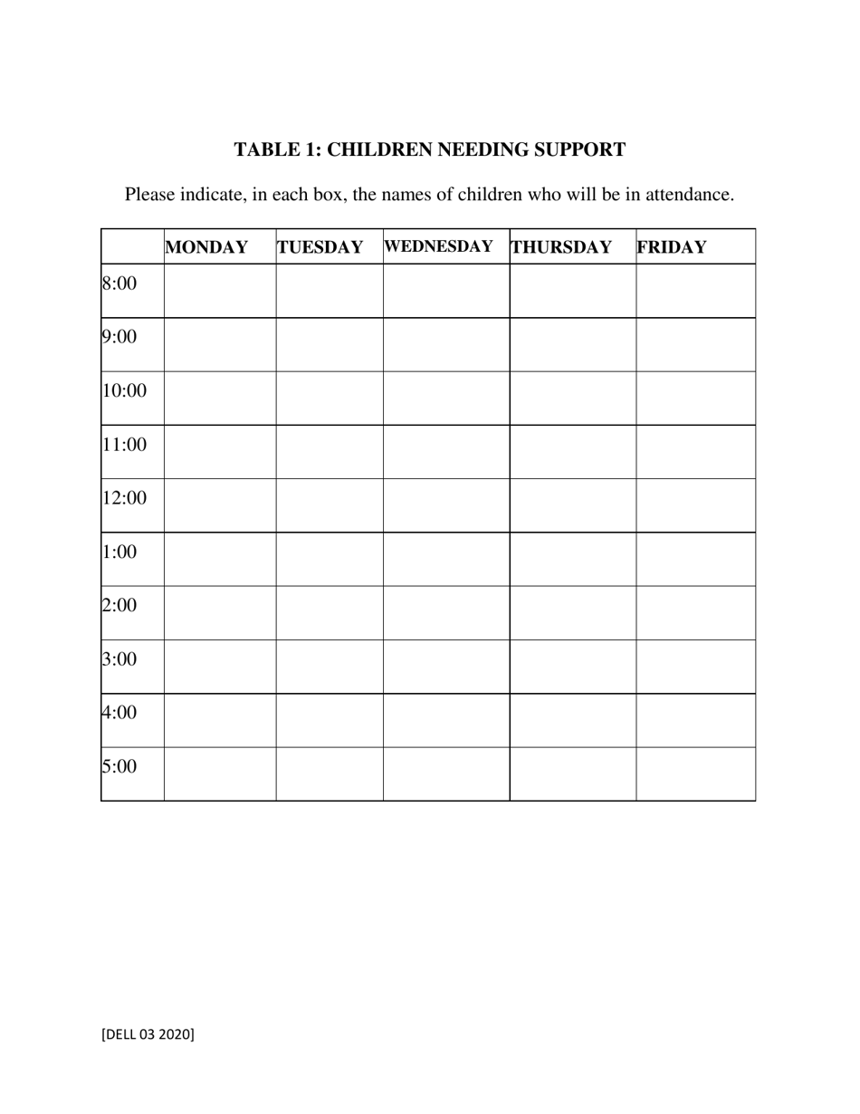 Special Needs Grant Application - Prince Edward Island, Canada, Page 3